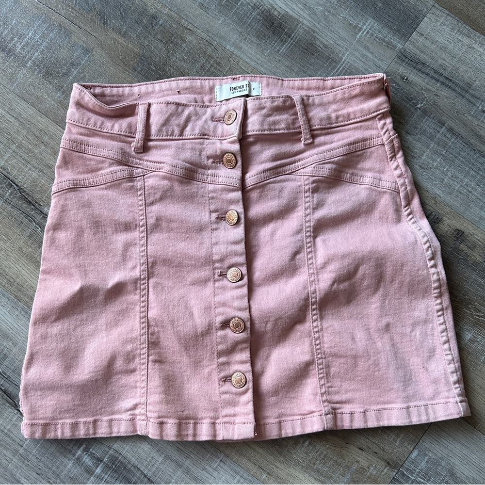 Forever 21 Pink Mini Pencil Skirt Casual